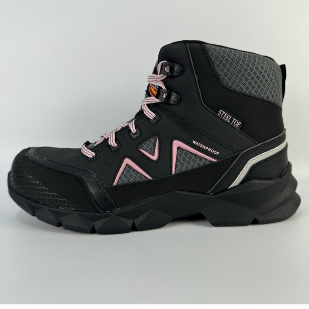 Dickies Electrical Hazard Womens Size 11 M Work Boots Steel Toe Shoes AVIS NEW